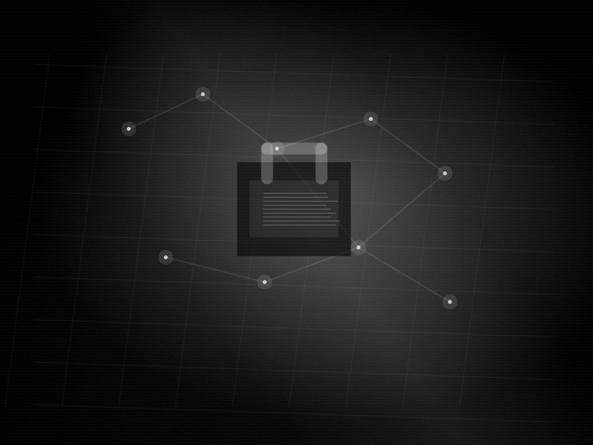 Monochrome encrypted network and device security visual